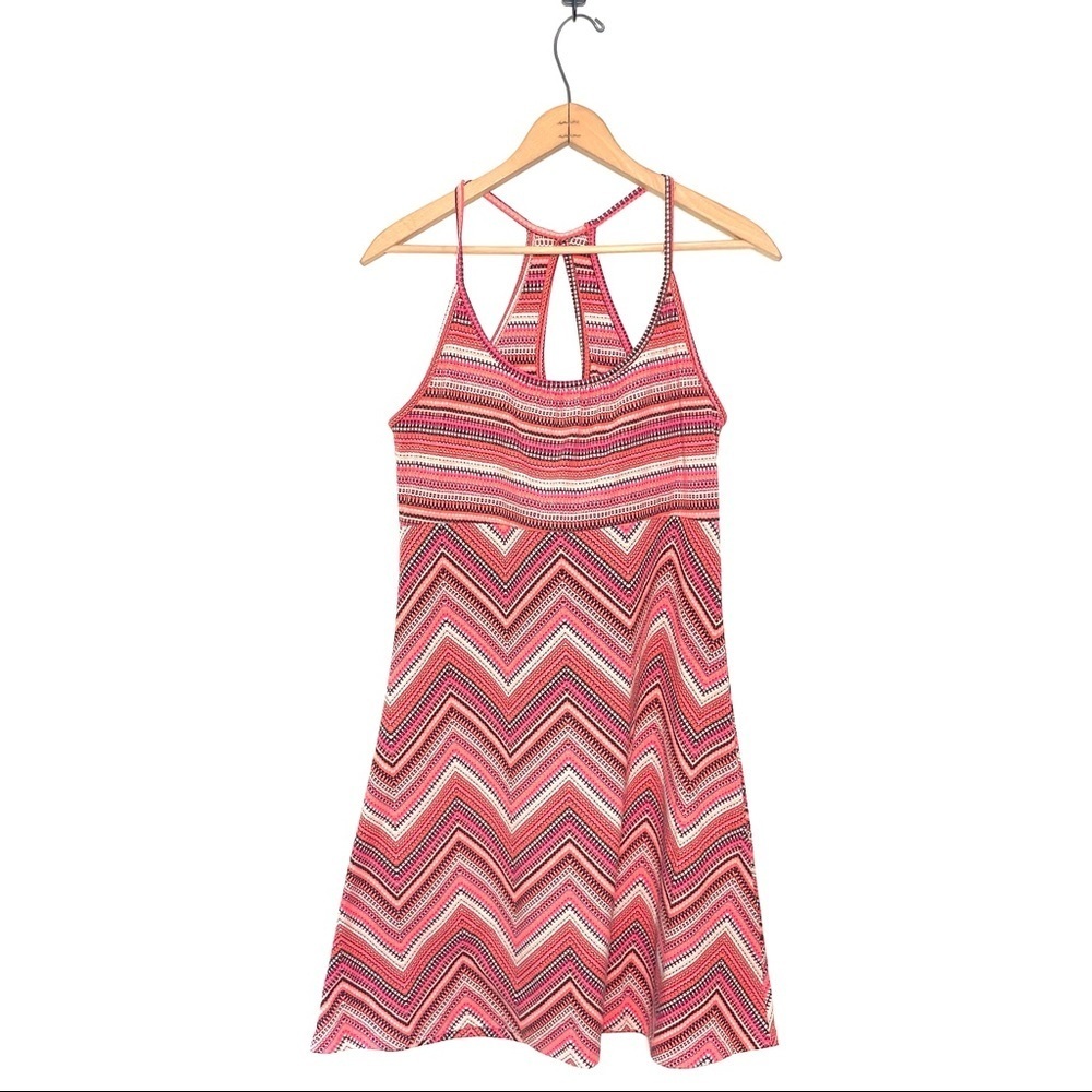 Dakini | Athletic Chevron Print A-line Dress